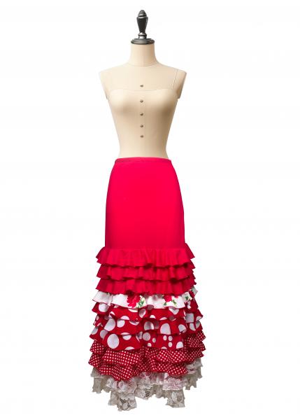 Flamenco skirt Soraya XS SINGLE PIECE